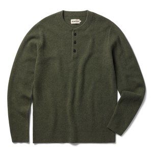 Taylor Stitch The Hudson Sweater in Heather Green Size Large 42